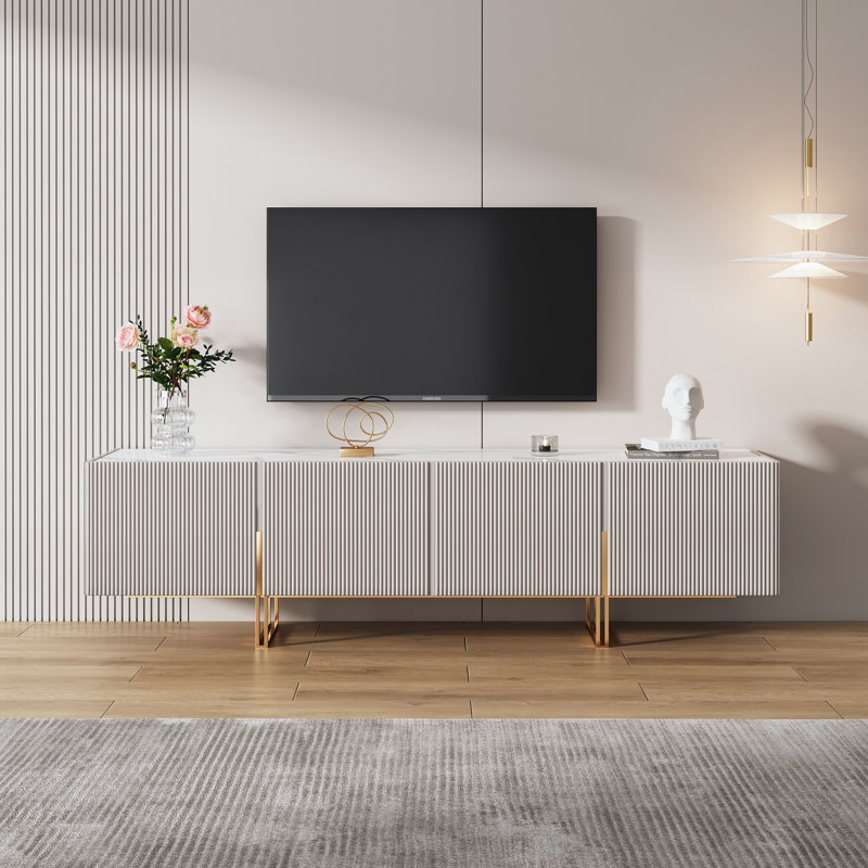 Everly Quinn Pierpoint TV Stand for TVs up to 88" & Reviews Wayfair